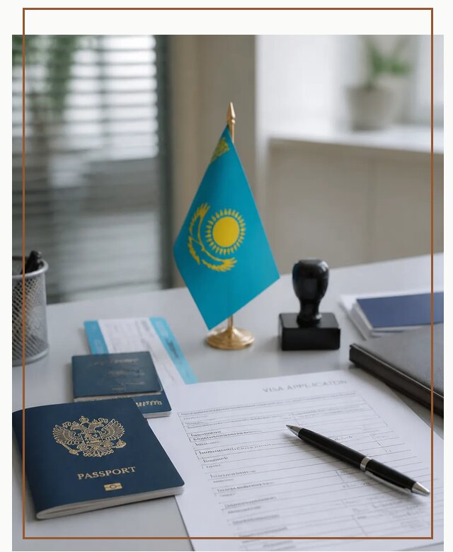 Оформление визы в Казахстан для поездки и работы в Устях-Куте